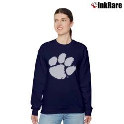 Women’s Clemson Paw Relaxed Sweatshirt in navy | Soft, Laid-Back Vibe
