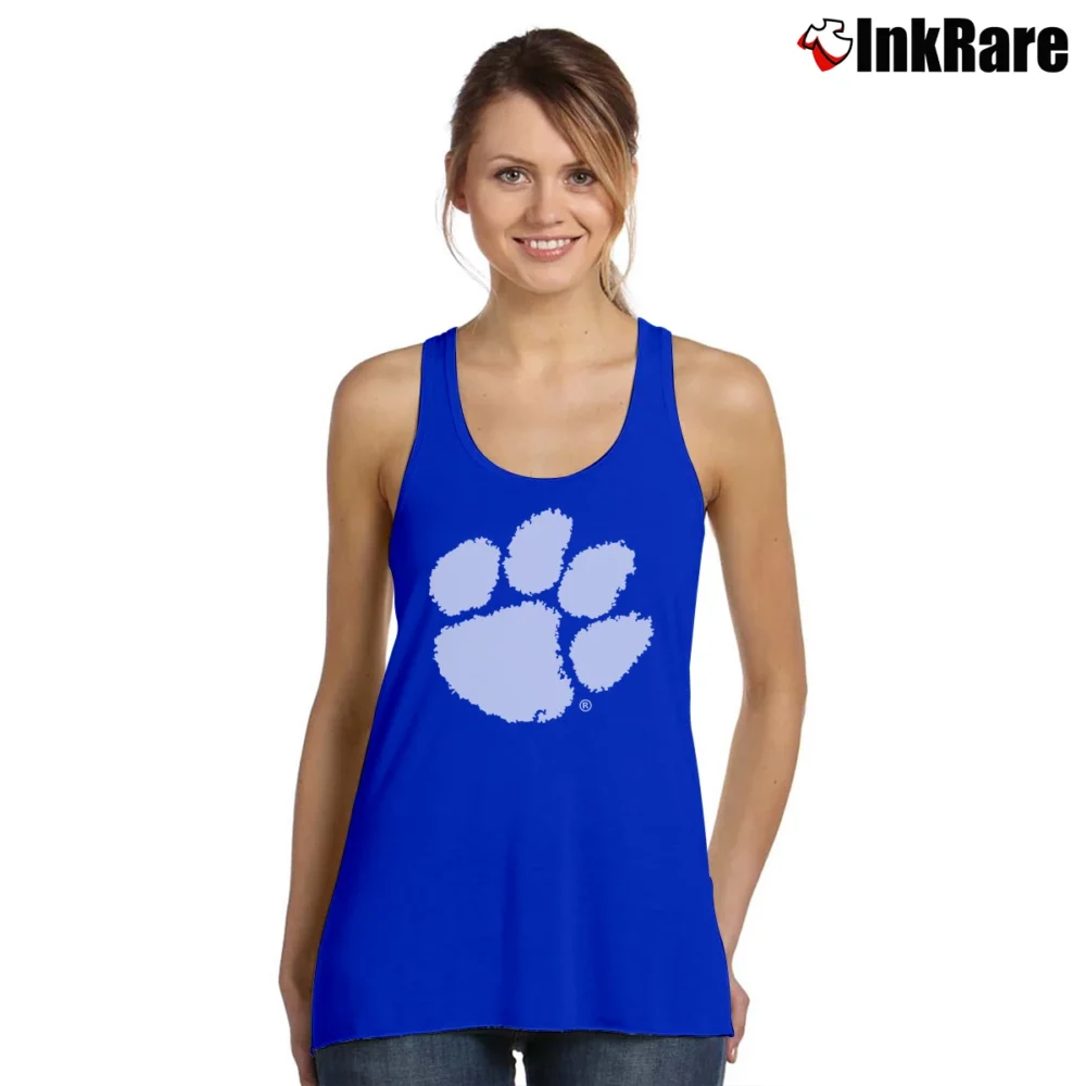 Women’s Clemson Paw Tank Top in royal blue | Lightweight, Movement-Friendly