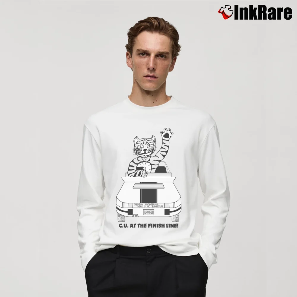 Men’s Clemson Tigers Engineering 1986 Alumni Long-Sleeve Shirt in white | Sleek, Lightweight, Year-Round Wear