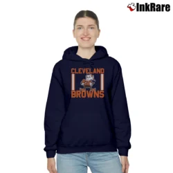 Women’s cleveland browns for Loyal Football Fans Cozy Hoodie in navy | Warm, Structured, Stylish
