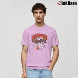 Men’s Cleveland Browns Looney Tunes Classic T-Shirt in light pink | Soft, Breathable Everyday Wear