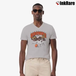 Men’s Cleveland Browns Looney Tunes V-Neck Tee in sport grey | Sharp, Breathable, Everyday Staple