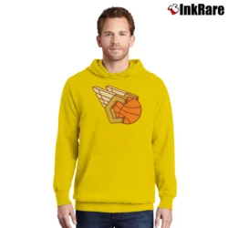 Men’s Cleveland Cavaliers Wings Logo Pullover Hoodie in yellow | Cozy, Durable, Modern Fit