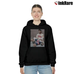 Women’s Cleveland Indians Satchel Paige 1948 Cozy Hoodie in black | Warm, Structured, Stylish