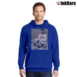 Men’s Cleveland Indians Satchel Paige 1948 Pullover Hoodie in royal blue | Cozy, Durable, Modern Fit