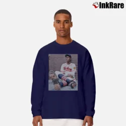 Men’s Cleveland Indians Satchel Paige 1948 Long-Sleeve Shirt in navy | Sleek, Lightweight, Year-Round Wear
