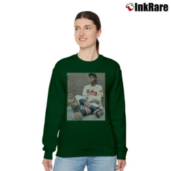 Women’s Cleveland Indians Satchel Paige 1948 Relaxed Sweatshirt in forest green | Soft, Laid-Back Vibe
