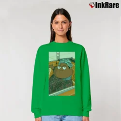 Women’s Cleveland Jr Family Guy Relaxed Sweatshirt in irish green | Soft, Laid-Back Vibe