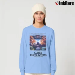 Women’s Close Encounters Of The Third Kind Long-Sleeve Top in light blue | Sleek, Versatile, All-Season
