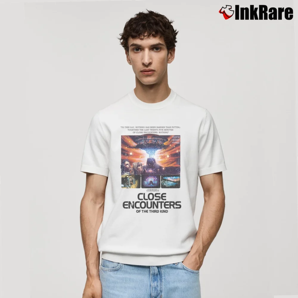 Men’s Close Encounters Of The Third Kind Classic T-Shirt in white | Soft, Breathable Everyday Wear
