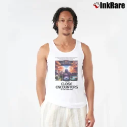 Men’s Close Encounters Of The Third Kind Tank Top in white | Breathable, Active-Friendly Design