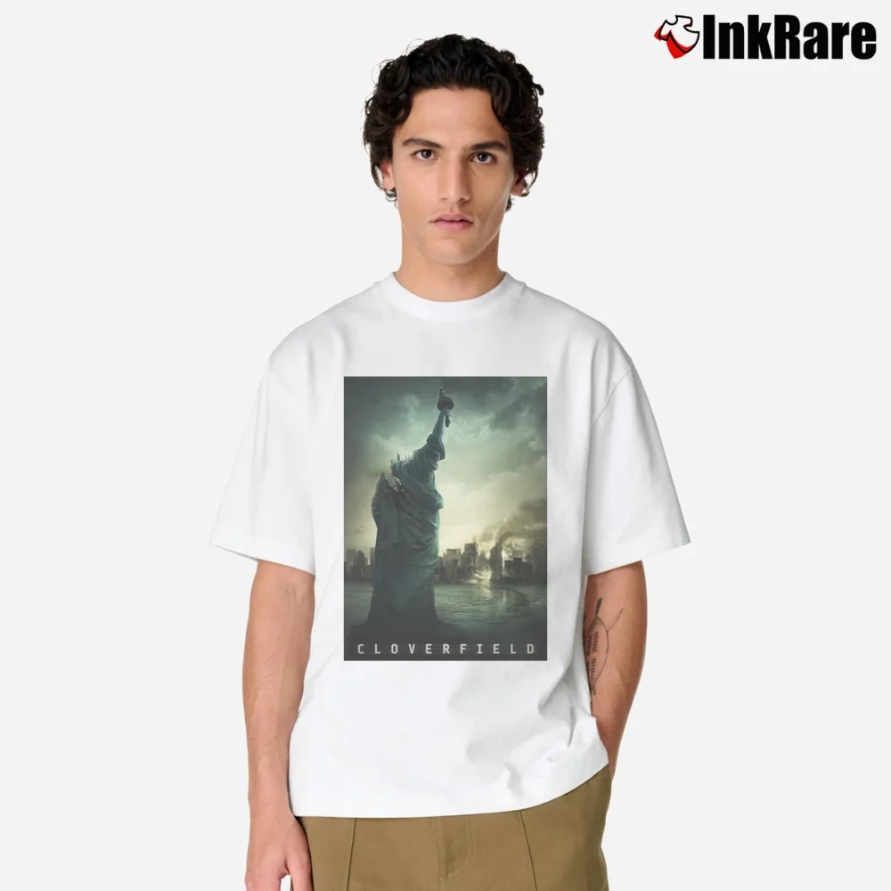 Men’s Cloverfield 4k Blu - ray Dvd Cover Poster Classic T-Shirt in white | Soft, Breathable Everyday Wear