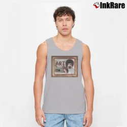 Men’s Clown Bob Halloween 90s Scary Movie Horror Tank Top in sport grey | Breathable, Active-Friendly Design