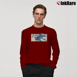 Men’s Clutch Warmouth Hardcore Music Long-Sleeve Shirt in maroon | Sleek, Lightweight, Year-Round Wear