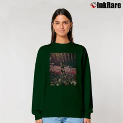 Women’s clyde drexler the glide for Retro NBA Fans Relaxed Sweatshirt in forest green | Soft, Laid-Back Vibe