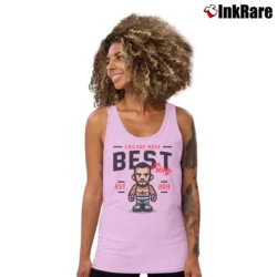 Women’s cm punk best in the world for Pro Wrestling Fans Tank Top in light pink | Lightweight, Movement-Friendly