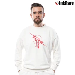 Men’s cm punk logo for Pro Wrestling Fans Crewneck Sweatshirt in white | Cozy Fabric, Clean Style