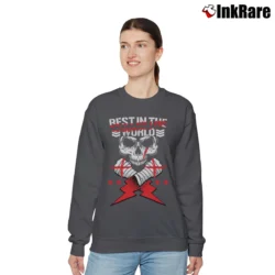 Women’s cm punk pro wrestling best in the world for Hardcore Fans Relaxed Sweatshirt in charcoal | Soft, Laid-Back Vibe