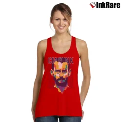Women’s cm punk wpap style for Art and Wrestling Lovers Tank Top in red | Lightweight, Movement-Friendly