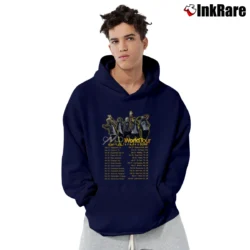 Men’s CNCO Tour Dates 2018 2019 Concert Pullover Hoodie in navy | Cozy, Durable, Modern Fit