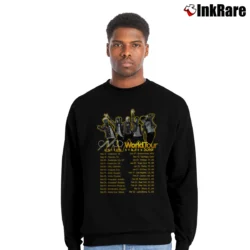 Men’s CNCO Tour Dates 2018 2019 Concert Crewneck Sweatshirt in black | Cozy Fabric, Clean Style