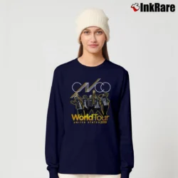 Women’s CNCO World Tour 2018 2019 Long-Sleeve Top in navy | Sleek, Versatile, All-Season