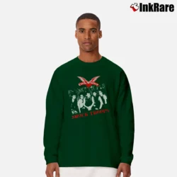 Men’s Cock Sparrer Shock Troops Long-Sleeve Shirt in forest green | Sleek, Lightweight, Year-Round Wear