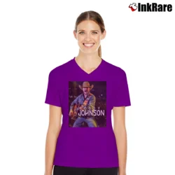 Women’s Cody Johnson Wild Child Tour 2019 V-Neck Tee in purple | Chic Neckline, Soft Texture