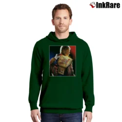Men’s Cody Rhodes Backlash France Pullover Hoodie in forest green | Cozy, Durable, Modern Fit