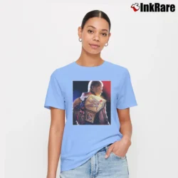 Women’s Cody Rhodes Backlash France Signature T-Shirt in light blue | Soft, Flattering Fit