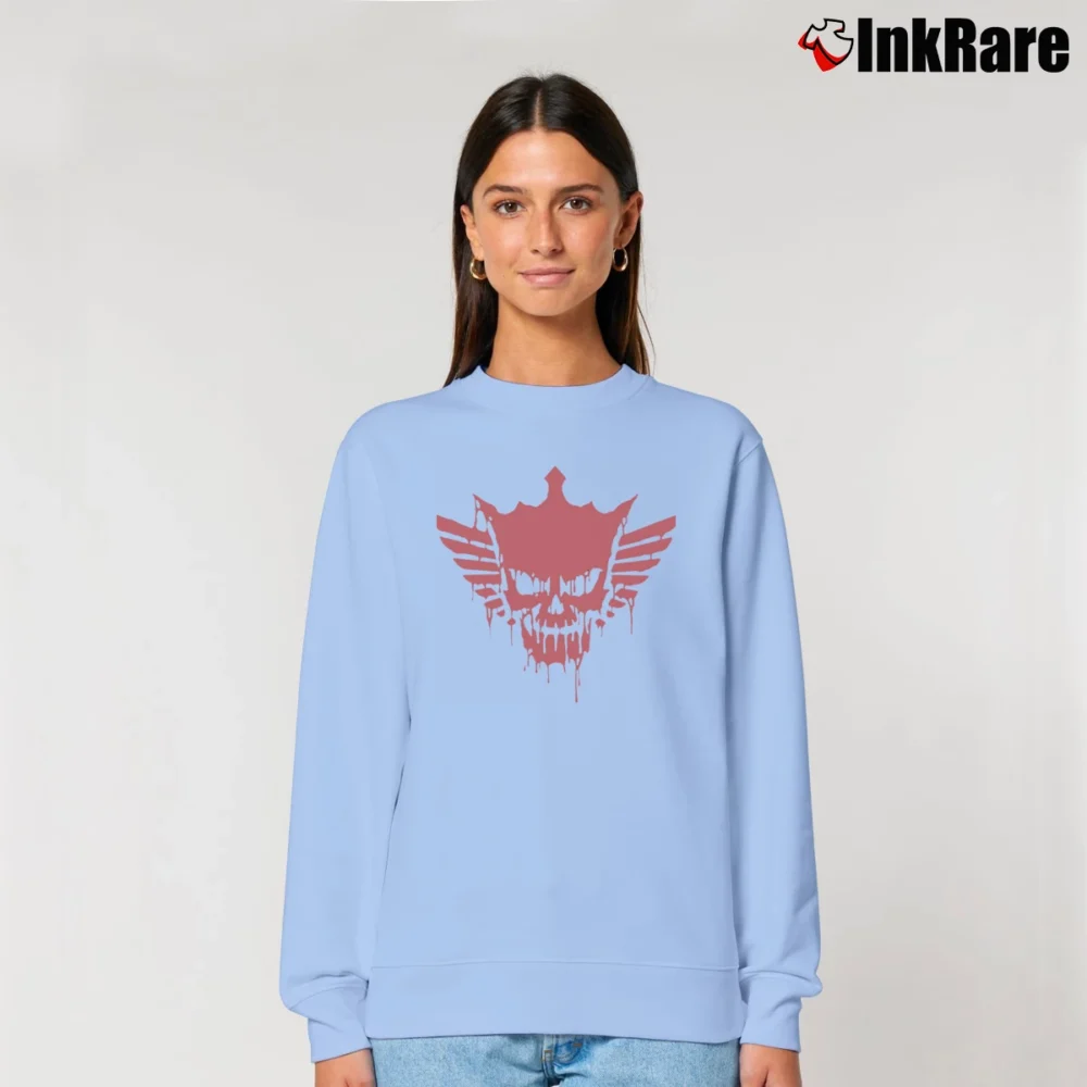 Women’s Cody Rhodes Red Logo for Pro Wrestling Fans Relaxed Sweatshirt in light blue | Soft, Laid-Back Vibe