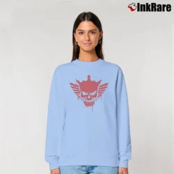 Women’s Cody Rhodes Red Logo for Pro Wrestling Fans Relaxed Sweatshirt in light blue | Soft, Laid-Back Vibe