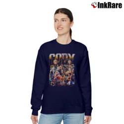 Women’s cody rhodes royal rumble retro for WWE Fans Relaxed Sweatshirt in navy | Soft, Laid-Back Vibe