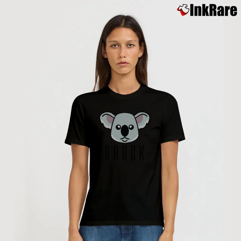 Women’s Colby Brock Koala Logo Signature T-Shirt in black | Soft, Flattering Fit