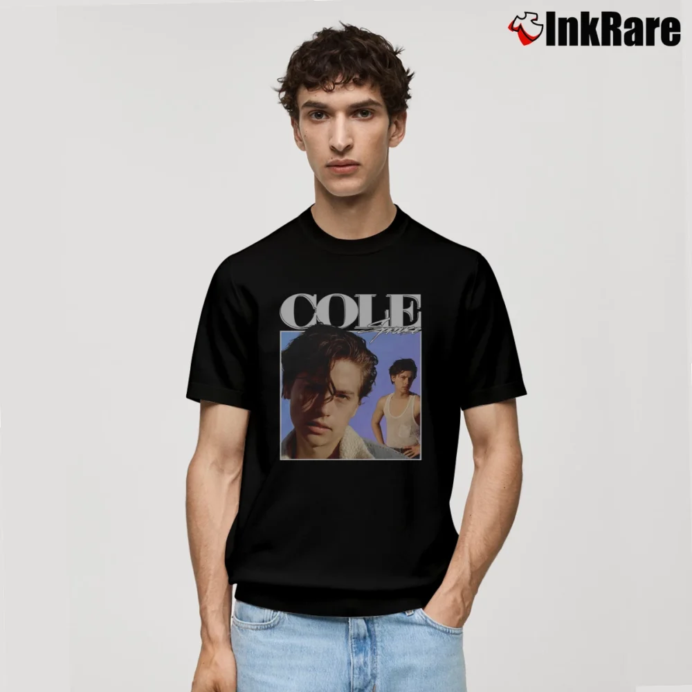 Men’s Cole Sprouse Classic T-Shirt in black | Soft, Breathable Everyday Wear