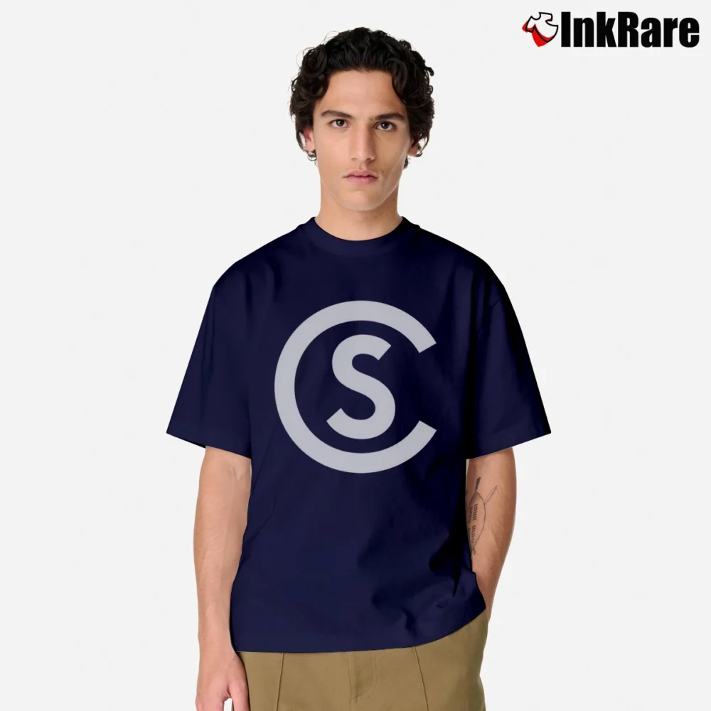 Men’s Cole Swindell Logo Custom Comfortable Classic T-Shirt in navy | Soft, Breathable Everyday Wear