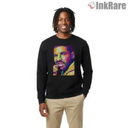Color Block Pop Art Drake Portrait Shirt on graphic shirt for men graphic tee