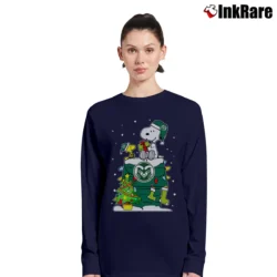 Women’s Colorado State Rams Snoopy Woodstock Christmas Long-Sleeve Top in navy | Sleek, Versatile, All-Season