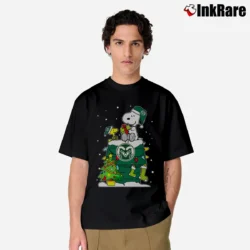 Men’s Colorado State Rams Snoopy Woodstock Christmas Classic T-Shirt in black | Soft, Breathable Everyday Wear