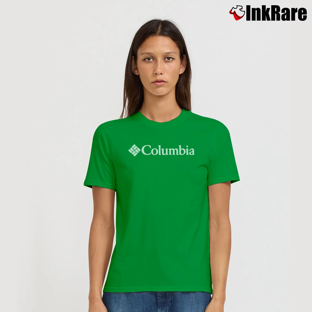 Women’s Columbia Men Sandy Graphic Adventure Signature T-Shirt in irish green | Soft, Flattering Fit