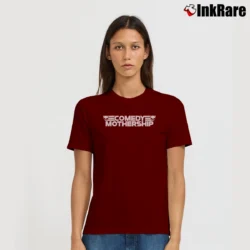 Women’s Comedy Mothership Signature T-Shirt in maroon | Soft, Flattering Fit
