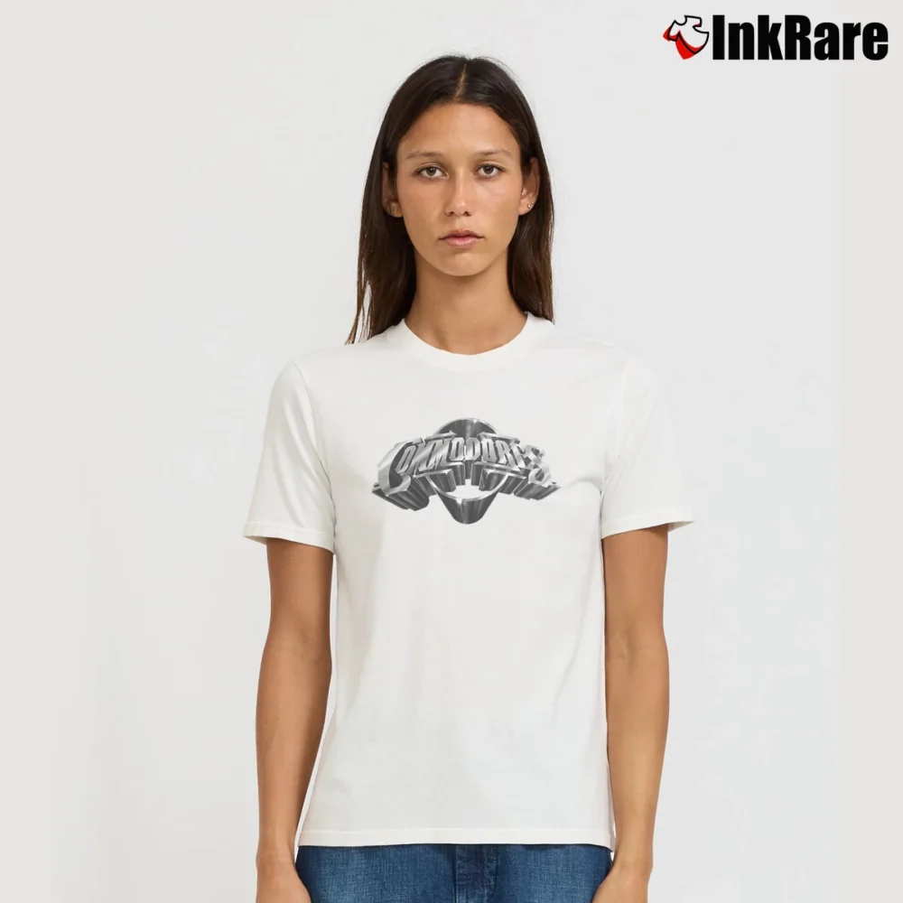 Women’s Commodores Band Logo Signature T-Shirt in white | Soft, Flattering Fit
