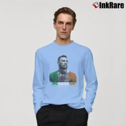 Men’s Conor Mcgregor UFC The Notorious Long-Sleeve Shirt in light blue | Sleek, Lightweight, Year-Round Wear