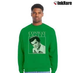 Men’s Conway Twitty Crewneck Sweatshirt in irish green | Cozy Fabric, Clean Style