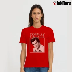 Women’s Conway Twitty Signature T-Shirt in red | Soft, Flattering Fit