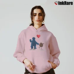 Women’s Cookie Friends Funny Parody Humor Cozy Hoodie in light pink | Warm, Structured, Stylish