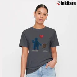 Women’s Cookie Friends Funny Parody Humor Signature T-Shirt in charcoal | Soft, Flattering Fit