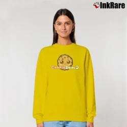 Women’s Cookieswirlc Allie Inspired Relaxed Sweatshirt in yellow | Soft, Laid-Back Vibe