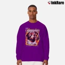 Men’s Cool Charizard Fire Flying Dragon Pokemon Gift Long-Sleeve Shirt in purple | Sleek, Lightweight, Year-Round Wear