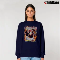 Women’s Cool Charizard Fire Flying Dragon Pokemon Gift Relaxed Sweatshirt in navy | Soft, Laid-Back Vibe